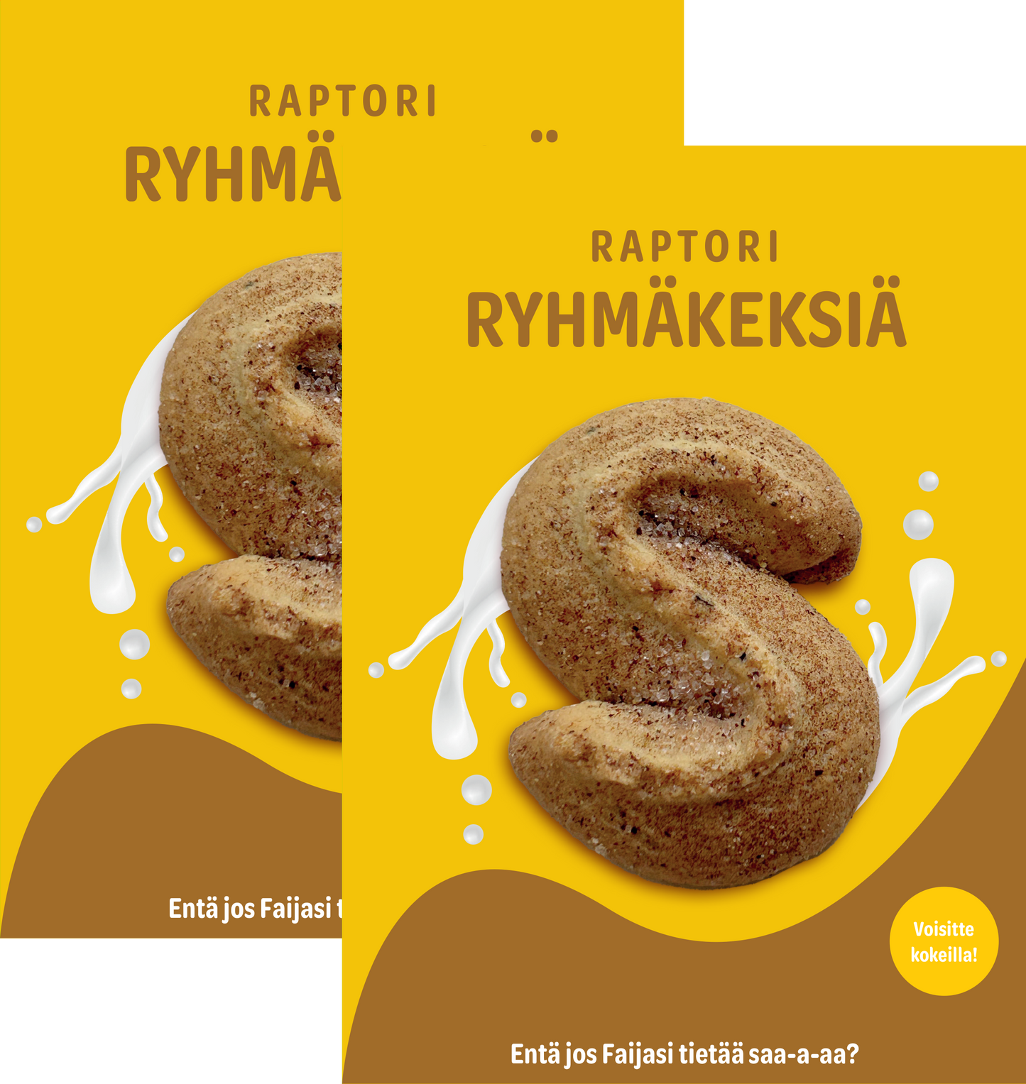 Raptori - Ryhmäkeksiä - kaksi (2) pakettia